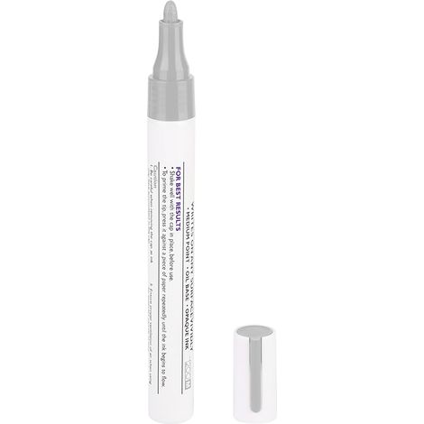 1 stylo marqueur étanche professionnel pour peinture de pneus de voiture (argenté) (1/5)