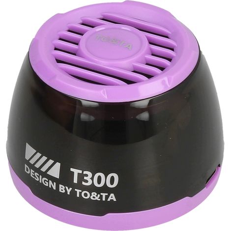 [PACZA] Altoparlante Bluetooth wireless MP3 microSD LED magnetico viola N65F (1/5)