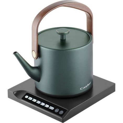 Bollitore elettrico a temperatura regolabile CATLER BM 502 Anna - Serbatoio in acciaio inox - Infusione di tè - Resistenza STRIX - Verde (1/4)