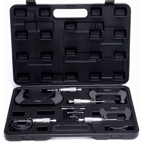 Set di 4 micrometri da 0-100 mm in una custodia KD10443 (1/5)