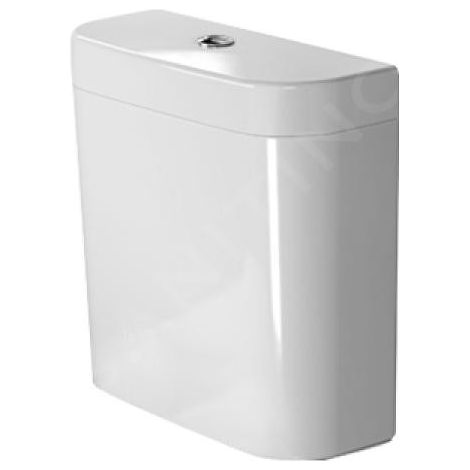 Duravit Happy D.2 - Réservoir de chasse d’eau 395 x 160 mm, alimentation en bas à gauche, blanc alpin 0934100085 (1/2)