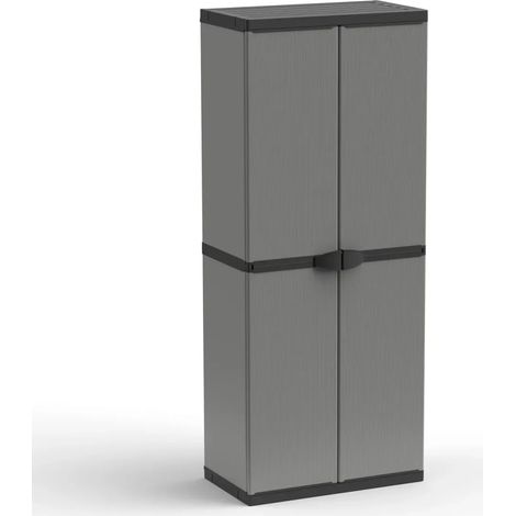 Armadio in Resina PVC da Esterno Tuttopiani Modulare Ripiani Balcone