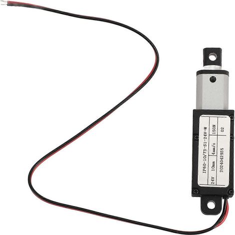 Mini-Linearantrieb, 10 mm Hub, 150 N Schubkraft, 4 mm/s Geschwindigkeit, elektrischer Mini-Linearantrieb, 24 V DC