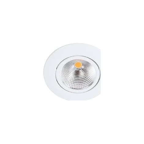 SPOT LED ENCASTRABLE AU PLAFOND ECO FLAT 8W BLANC MAT 4000K 38° NOBILE 1856756013