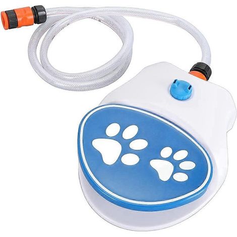 Fontaine à eau pour animaux de compagnie avec arroseur à pédale -- (1/5)