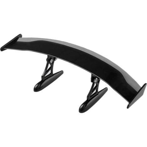 Mini aileron de voiture universel - Mini aileron de spoiler de voiture - Décoration d'aile arrière de voiture - Pour la stabilité du véhicule - Décoration de voiture - Noir (1/5)
