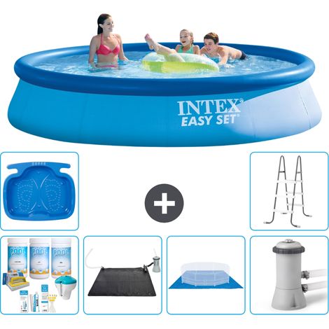 Intex Piscina Easy Set Rotonda - 396x84 cm - 7-pezzi S20900 (1/5)