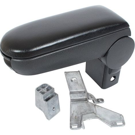 Set braccioli VW Bora in ecopelle nera + kit di montaggio (1/2)
