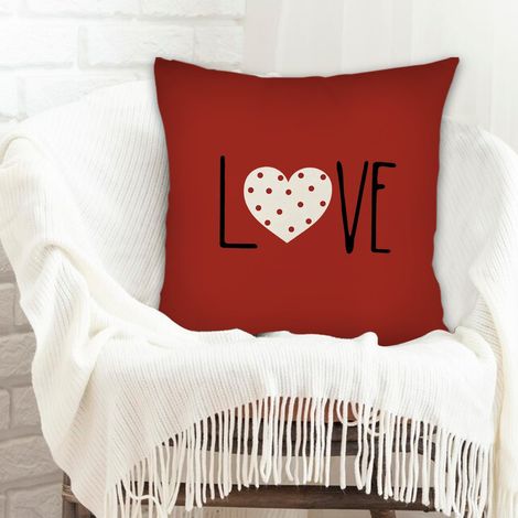 Housse de coussin décorative salon maison douce confortable pour la Saint-Valentin, mariage, anniversaire