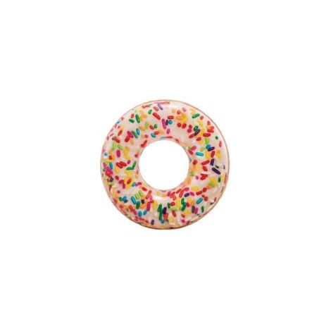 SALVAGENTE GONFIABILE CIAMBELLA DONUT CON ZUCCHERINI  +9 ANNI  cm.114  peso kg.0,68 (56263)    INTEX