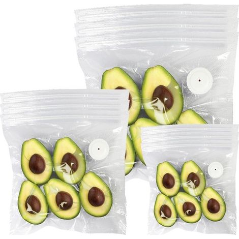Sacchetti sottovuoto, sacchetti sottovuoto per alimenti, sacchetti sottovuoto riutilizzabili in 3 diverse misure (30 pezzi) (1/5)