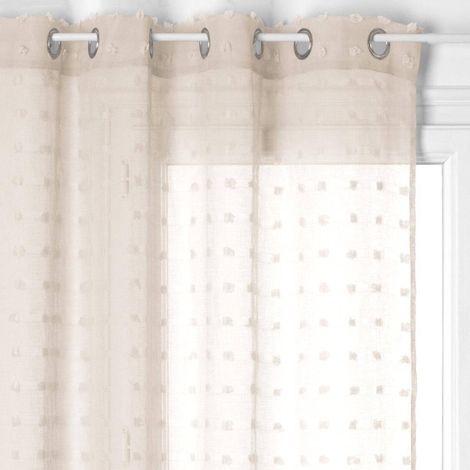 Giglio beige velato 140x240cm - Atmosphera créateur d'intérieur (1/5)