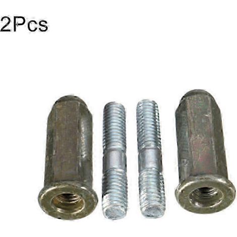 Jeu de 2 écrous et boulons de goujon d'échappement universels de 6 mm pour motos tout-terrain GY6 110 cc, 125 cc, 140 cc, 160 cc et 200 cc. (1/5)