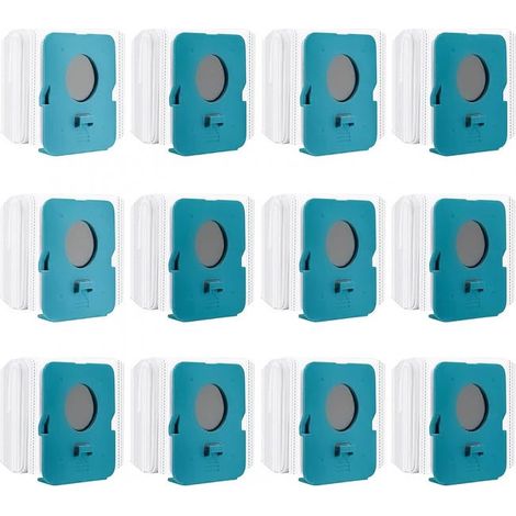 12 Pièces Sac à Poussière Clean Station pour Samsung Bespoke Jet VCA-ADB95, Sacs de Rechange pour Aspirateur, Sacs d'Aspirateur, Accessoires pour Aspi (1/5)