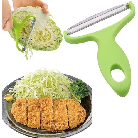 Large vegetable peeler made of stainless steel (1/4)