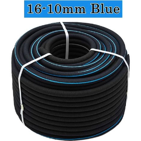 Tuyau d'aération bleu 16-10 mm (5 m) de 5 m, 16 x 10 mm, pour pompe à oxygène, aquarium, étang, bassin, augmentation de l'oxygène (1/5)