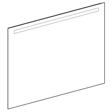 Geberit Option Basic Square Lichtspiegel, Beleuchtung oben, (1/5)