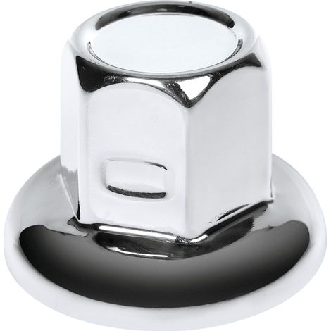 American, Set 500 copribulloni testa piatta in acciaio inox - Ø 32 mm - Cromo (1/5)