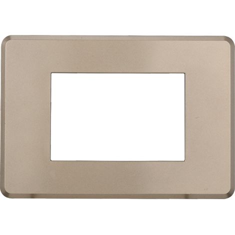 ETTROIT AN87308 Slim Thin Plate 3P Moon Series Titan, kompatibel mit Bticino Axolute Air