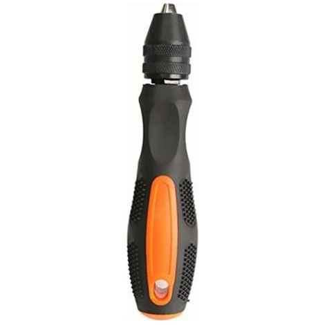 Mini Perceuse Manuelle Karteo 0,5-8 mm Mandrin Sans Clé Ergonomique Antidérapante Robuste Durable (1/5)