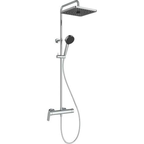 Ideal Standard CeraFlow T25+ - Brauseset mit Armatur, 26x26 cm, 2 Strahlarten, verchromt A8533AA (1/5)