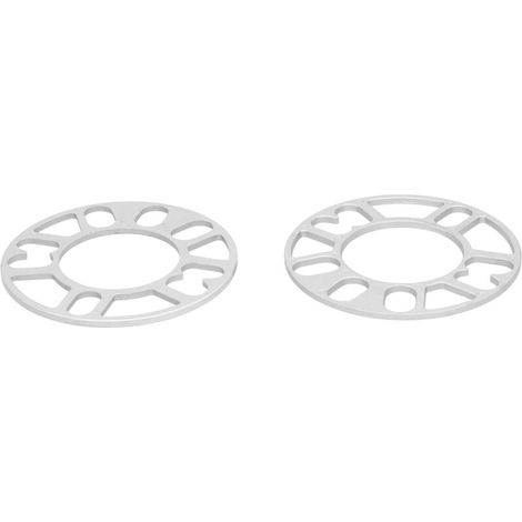 Jeffergarden Entretoise de roue en alliage d'aluminium, 2 pièces, 3,1 pouces ID 5,9 pouces OD 0,2 pouces d'épaisseur pour roue à goujon 4/5 (1/5)