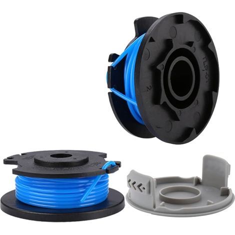 Bobine Fil pour Ryobi One+ RAC124 AC14RL3A OLT1823 1832 RLT1825 1830 18V 24V 40V Pièces de Rechange Coupe Bordure (2 pièces) (1/5)