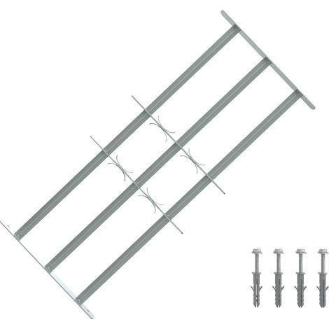 vidaXL Griglia di Sicurezza per Finestra con 3 Traversine 3 pcs