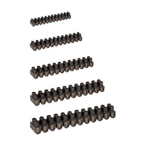 Barrette connexion noire 6 mm°