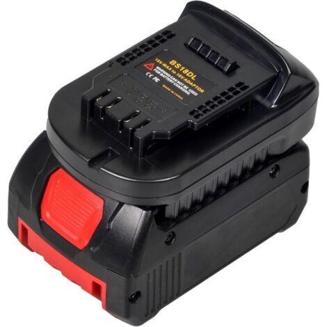Sjqka – Adaptateur de batterie 18V pour outils Dewalt – Convertit batteries DCB184/181/182/200/201 – Tension 20V – Utilisation avec outils sans fil
