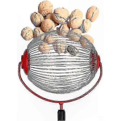 Récolteur de noix en acier inoxydable léger pour jardinage extérieur et exploitation agricole (1/5)