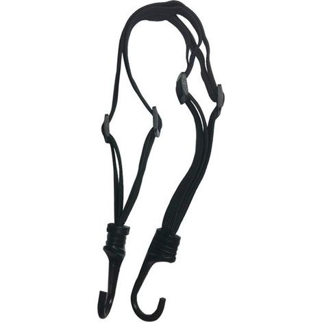 Sangle élastique résistante pour casque de moto, fixation bagages et équipement de voyage extérieur (1/2)