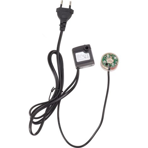 Tischbrunnen mit Steingarten, Wasserfall, Zirkulation, Kunstharz-Steingarten mit Kugelrad, 220V EU-Stecker (1/5)