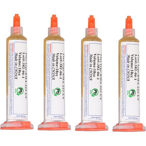 10 tubes de pâte à souder sans nettoyage (10 cc), flux de réparation haute isolation pour téléphones et ordinateurs (BGA 223) (1/5)