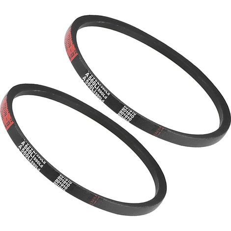 2pcs A-560Li/A22 Entraînement Courroie 13 mm Largeur x 8mm Hauteur  Trapézoïdale, A-Section Caoutchouc Enveloppé pour Transmission Utilisation, 560mm Intérieur Circonférence (1/5)