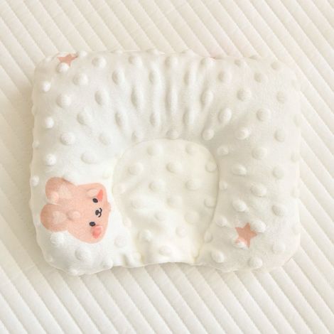Oreiller Doudou 20 x 25 cm en pur coton, oreiller pour bébé, oreiller pour la sieste, forme douce et veloutée, idéal pour le sommeil des enfants et des bébés. (1/4)