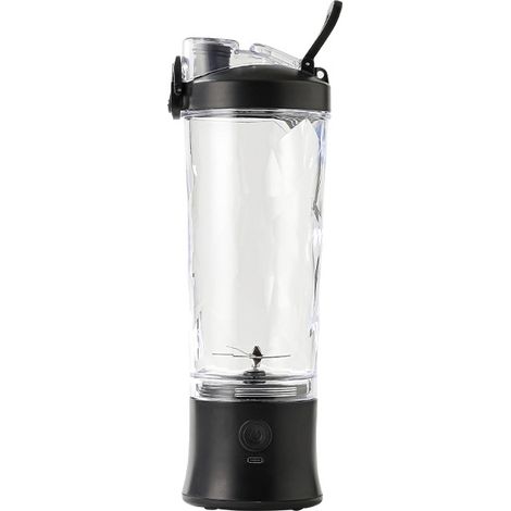 Mélangeur/machine à smoothie portable sans fil (600 ml) – Rechargeable, pour smoothies, jus et shakes, noir (1/5)