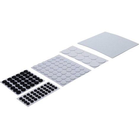 Jeu de Protections Antidérapants 131 pcs - Autocollants, Résistants et Polyvalents - Sécurité et Stabilité - D-Work (1/5)