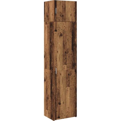 Maison Exclusive - Credenza 2 pz Legno vecchio 50 x 41 x 225 cm (1/5)