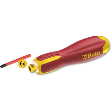 Tournevis électrique Beta 1211E/GE série Evox batterie 2300 mAh USB-C LED (1/3)