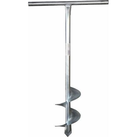 Perceuse manuelle tarière 88 cm – Diamètre hélice 15 cm – Pour bois dur et teck – Structure en acier galvanisé – Il Campo