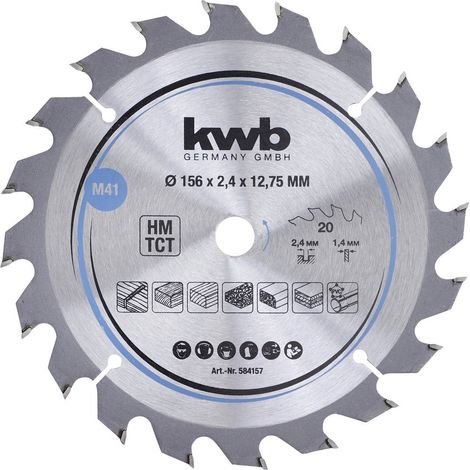 kwb 584157 Lama circolare in metallo duro 156 x 12.75 mm 1 pz. (1/6)