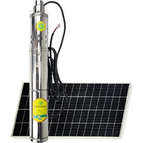 Pompe immergée solaire 400W – Débit max 2T/H – Moteur à aimant permanent – Idéale pour irrigation agricole