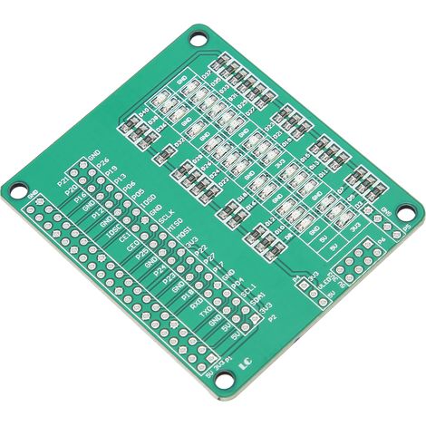 Module convertisseur de capteur avec port d'E/S LED pour carte de test, alimentation CC 3,3 V/5 V pour Raspberry Pi (1/5)