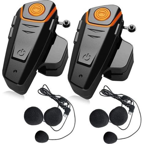 Auricolari per casco da moto - Regalo per lui - Interfono per casco - Auricolari Bluetooth per caschi da moto