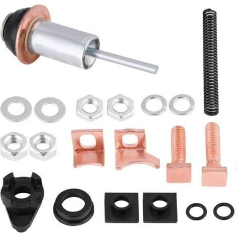 Kit de réparation de démarreur, kit de réparation de solénoïde de démarreur pour Land Rover Discovery Defender TD5 2.5 Diesel. Kit de réparation de démarreur 2280007220 (1/4)