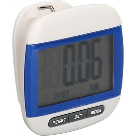 Podomètre de Marche - FAFEICY - Compteur de pas, de calories et de distance - Blanc - Fitness (1/4)