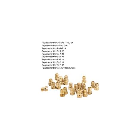 Gicleurs principaux, 55-115 M5, kit de remplacement de 25 gicleurs principaux pour carburateur Dellorto PHBG, DEBUNS