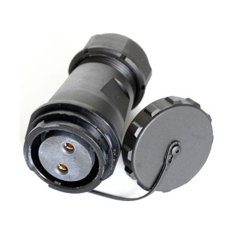 Connecteur circulaire RS PRO, Standard 2 contacts, Montage sur câble, raccordement A visser ( Prix pour 1 )