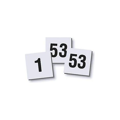 Juego de imanes numéricos  10 x 10 mm  UE 2 unid  cifras 1 -